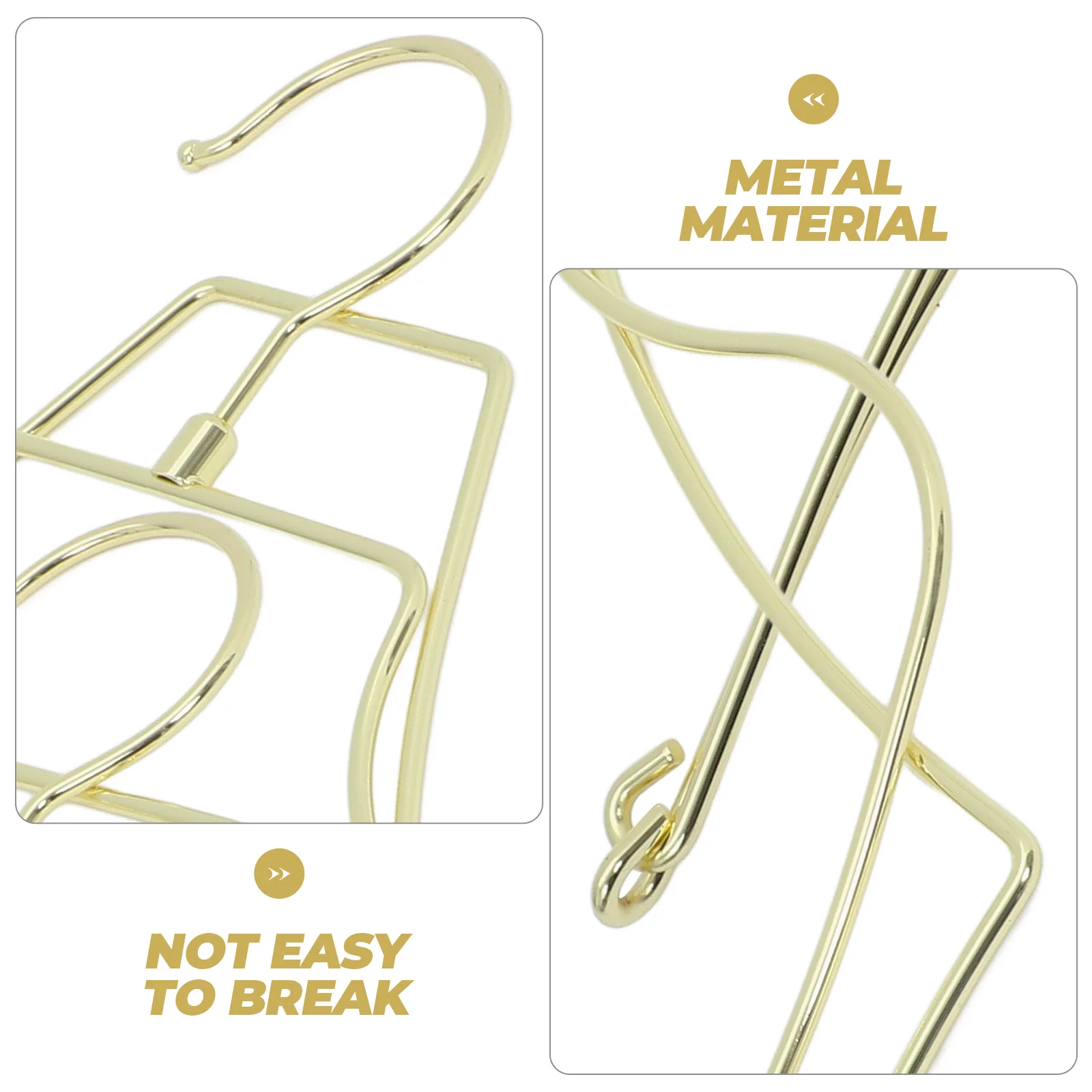 

2pcs Swimsuit Hanger Foldable Lingerie Wire Bikini Rack Aluminum Alloy Swimwear Drying Display Clothes Hanger Woman Bathing Suit