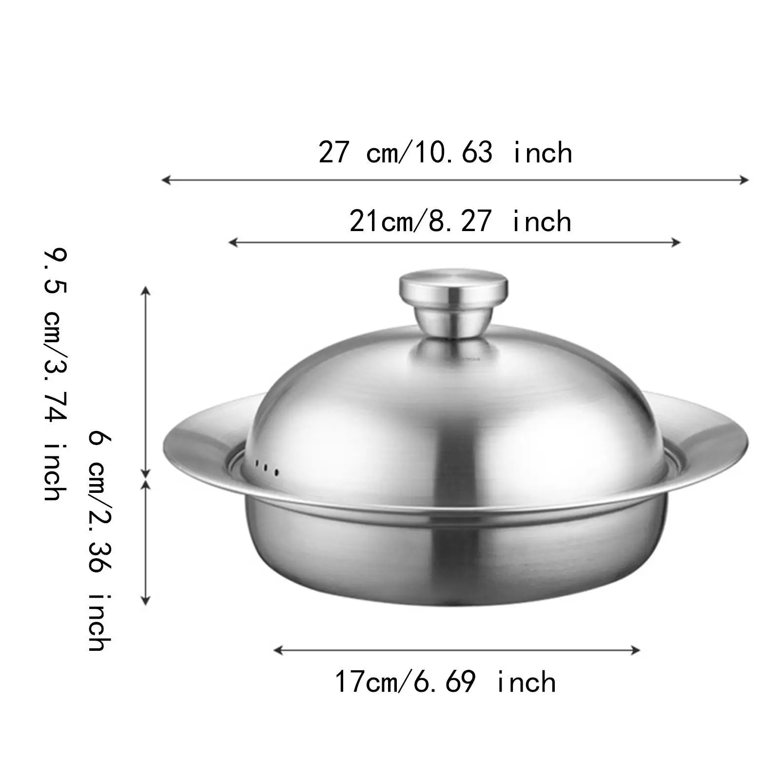 Steaming Plate Food Steamer Practical Professional Multifunctional Fish Poacher