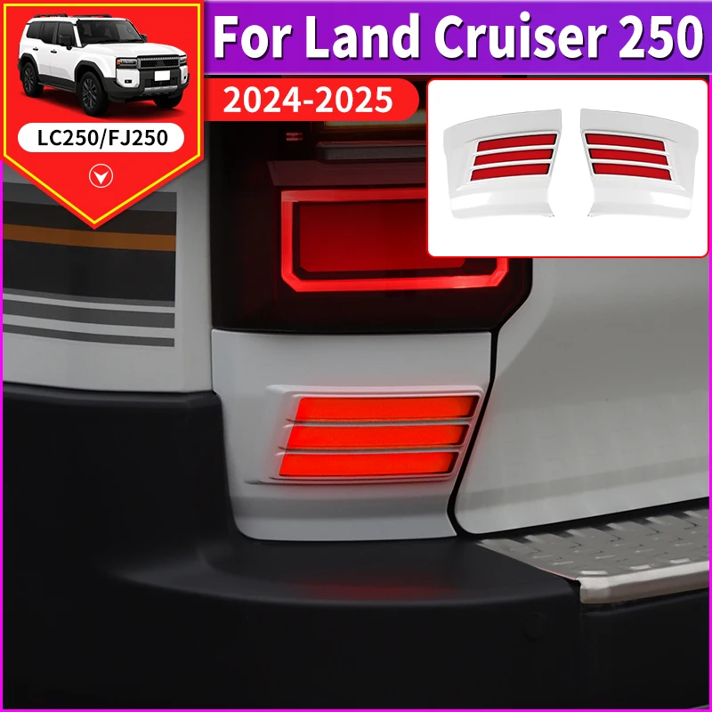 

For 2024-2025 Land Cruiser Prado LC250 First Edition 1958 Tailgate Rear Bumper Lights Assembly 250 Exterior Upgraded Accessorie