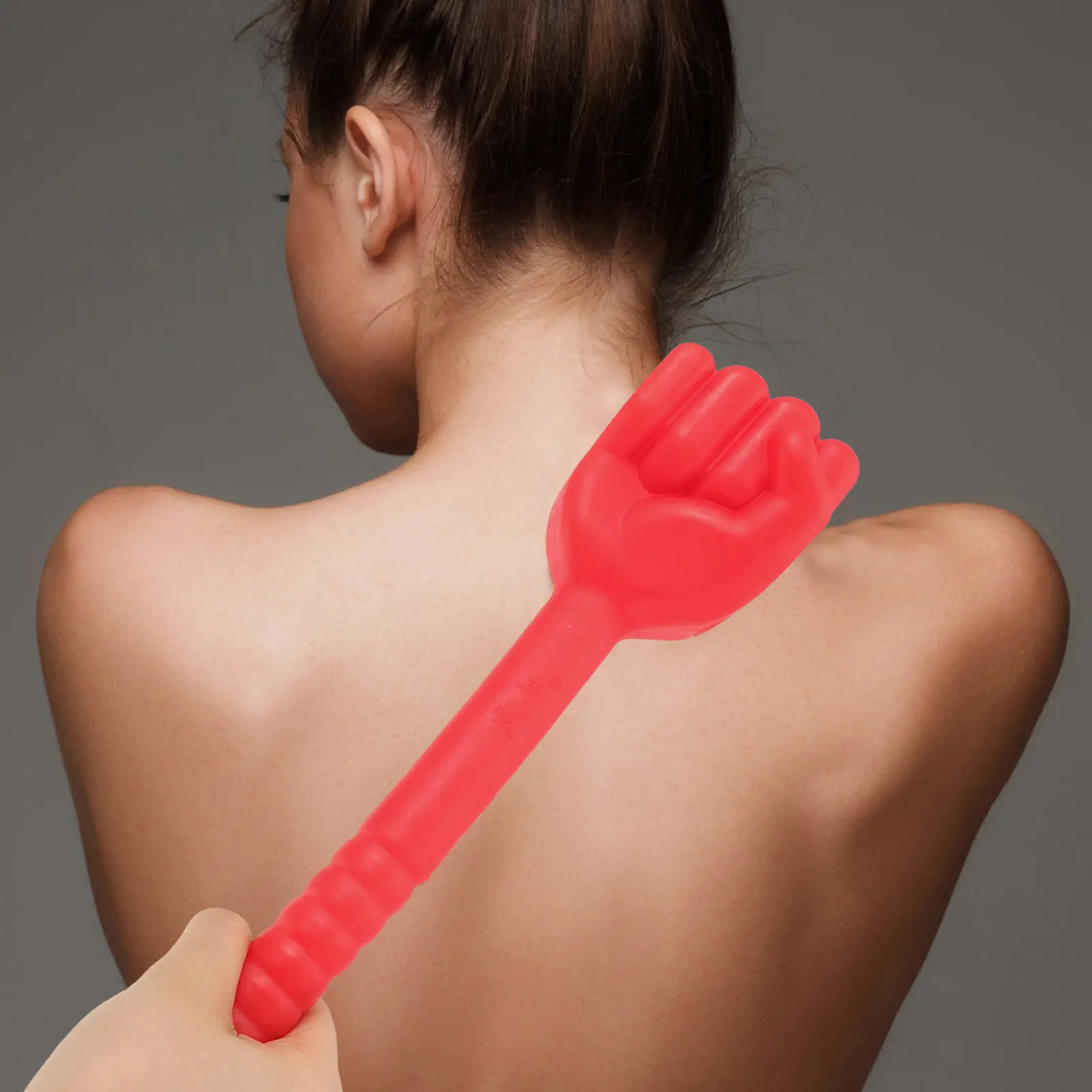 

Силиконовый массажный молоток для спины, плеч, шеи и всего тела, ручной перкуссионный массажер, портативный, для глубокого массажа мышц и снятия боли