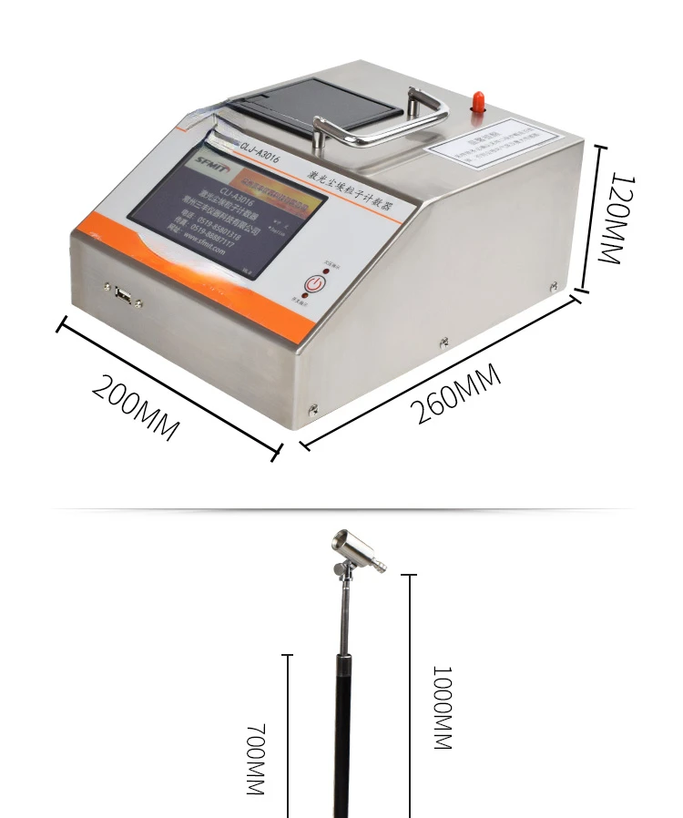 

High-Precision Dust Particle Counter Laser Dust Particle Detector Dust-Free Workshop Clean Environment Test New Product