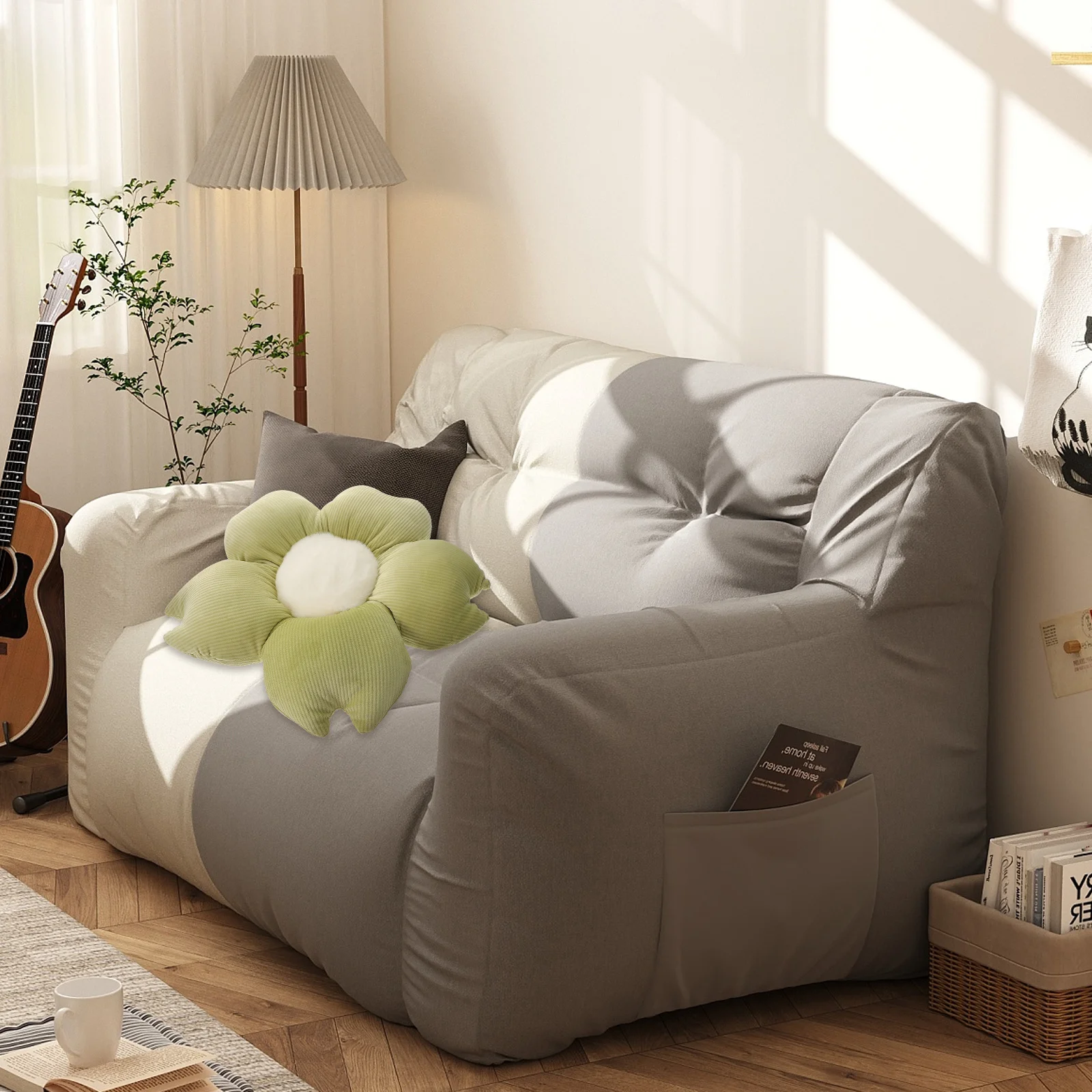 

Seat Cushion Adorable Flower Seating Cushion for Sofa Chair Bed Office Soft Backrest Pillow Comfortable Home Decoration