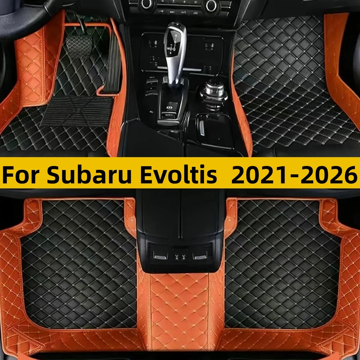 Custom Car Floor Mats For Subaru Evoltis 2021 2022 2023 2024 2025 2026Leather Carpet Auto Interior Accessories