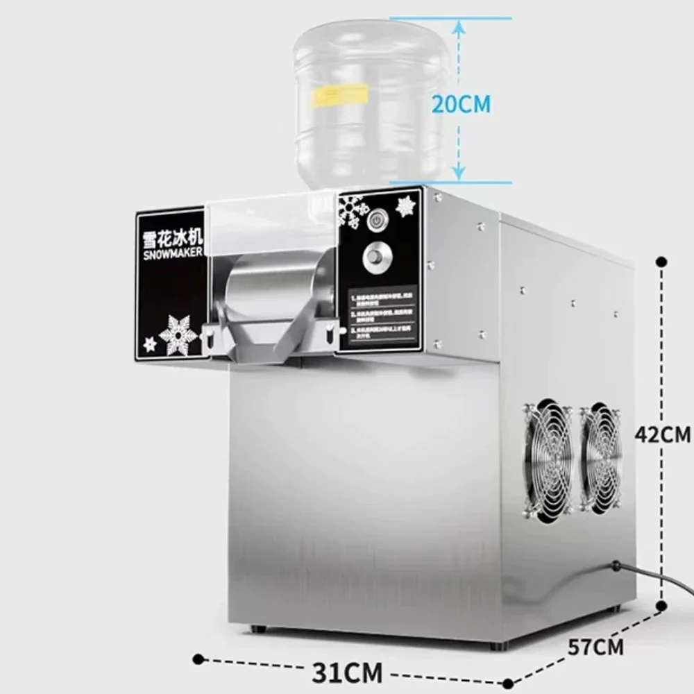 Machine  glace  démontrent de neige, mini machine raser, Europe, Corée, Bingsu, 120kg, 24h