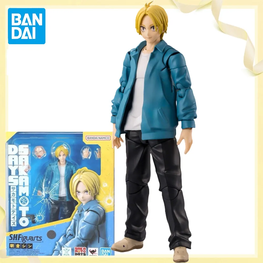 

100% Оригинальная коллекционная фигурка Bandai Spirits Асакура Шин, модель персонажа аниме, украшение, игрушка, подарок на день рождения