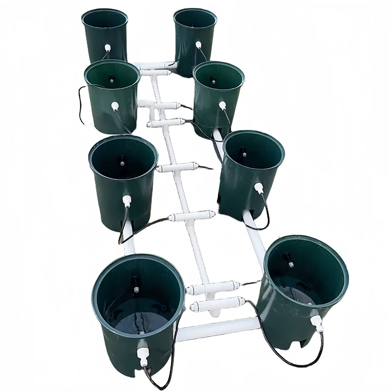 Skyplant Automated Growing System for Home Hidroponic Automatic RDWC Systems. Deep Water Culture Buckets Dwc Hydroponic System