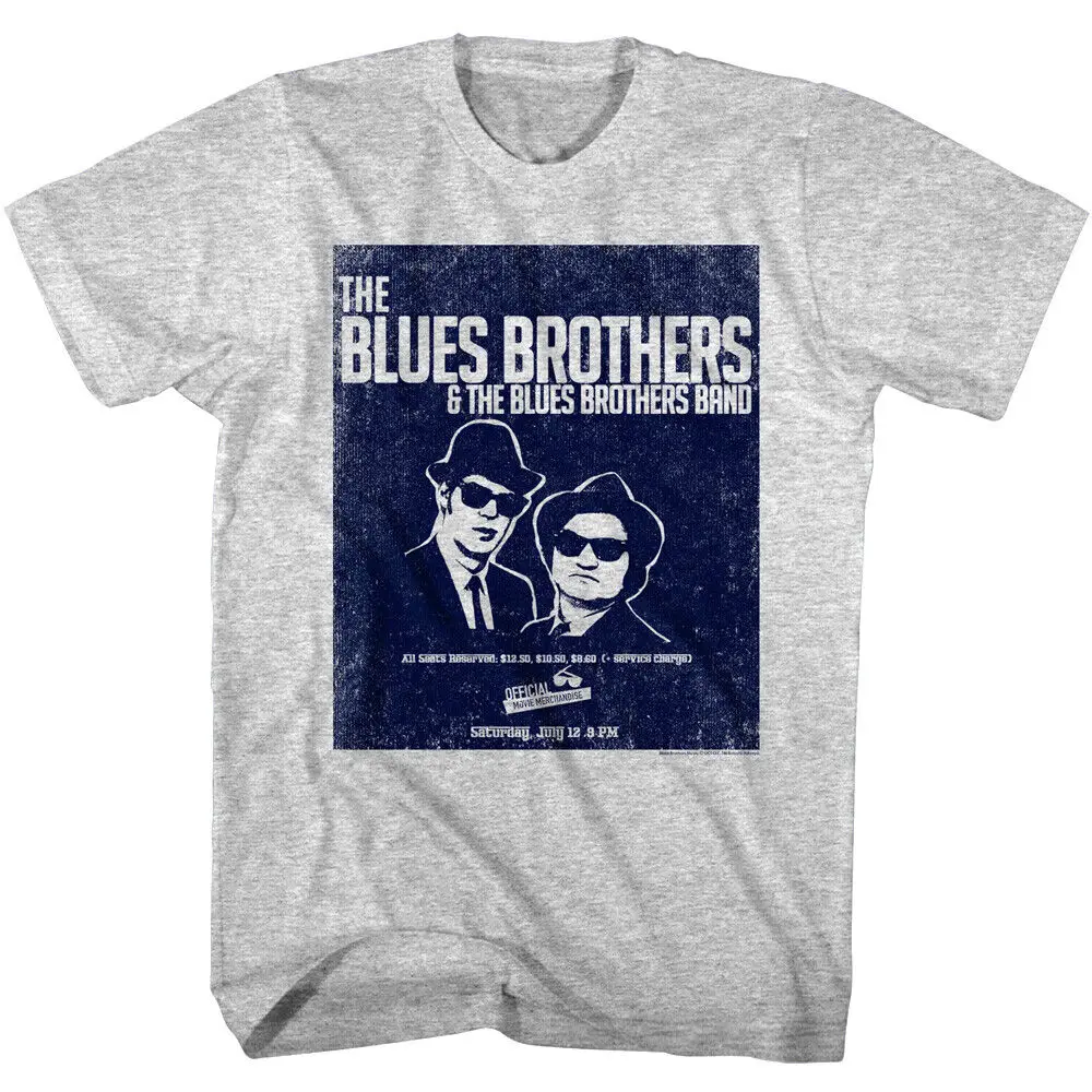 Blues Brothers Band All Seats Reserved Men's T Shirt Music Poster Jake Elwood