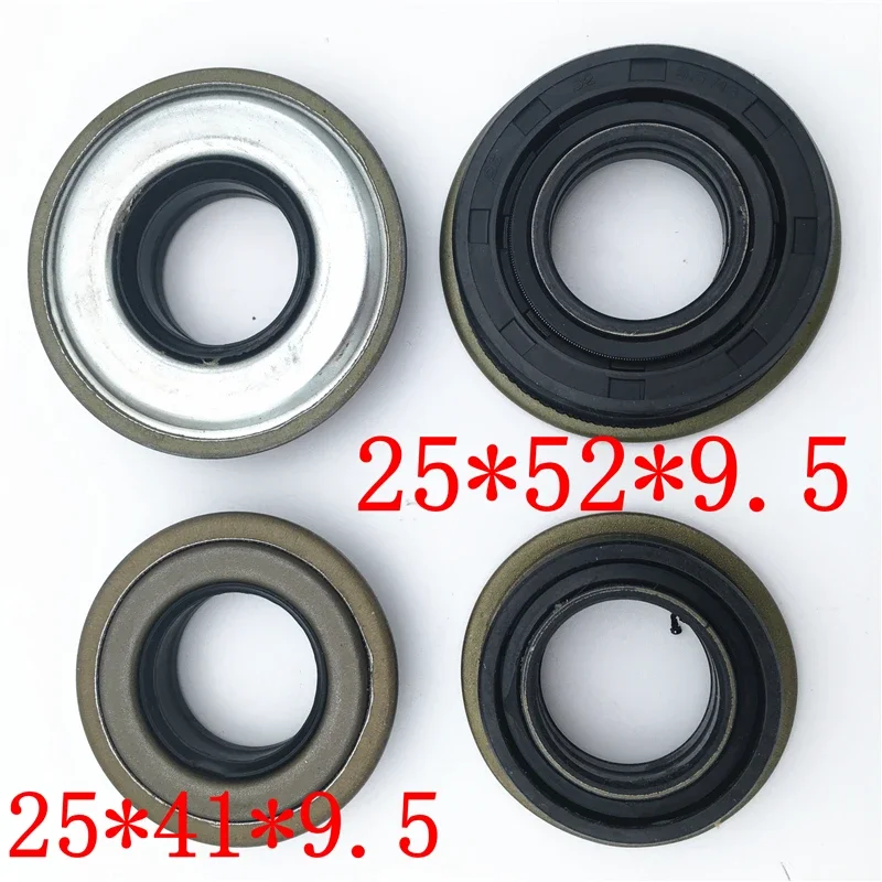 

3 шт. 25X41X9.5, 3 шт. 25X52X9.5, 25*41*9.5, 25*52*9.5 Масляные уплотнения для двигателя культиватора, 2026 год (по фото)