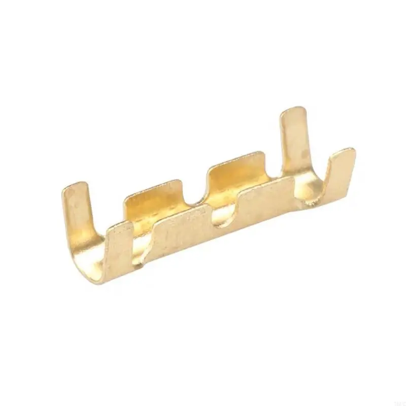 

T8UC Quick Docking Wiring Terminal Brass Crimp Terminal Electric Butt Connector U-shaped Terminal Tab 0.3-1.5mm²