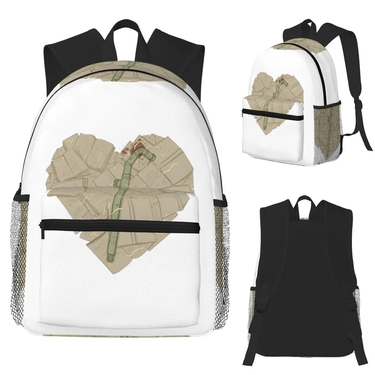 

Extended Sounds Student Backpack School Bag Hiking Travel Daypack for Boys Girls Fashion Bookbag Shoulder Bags