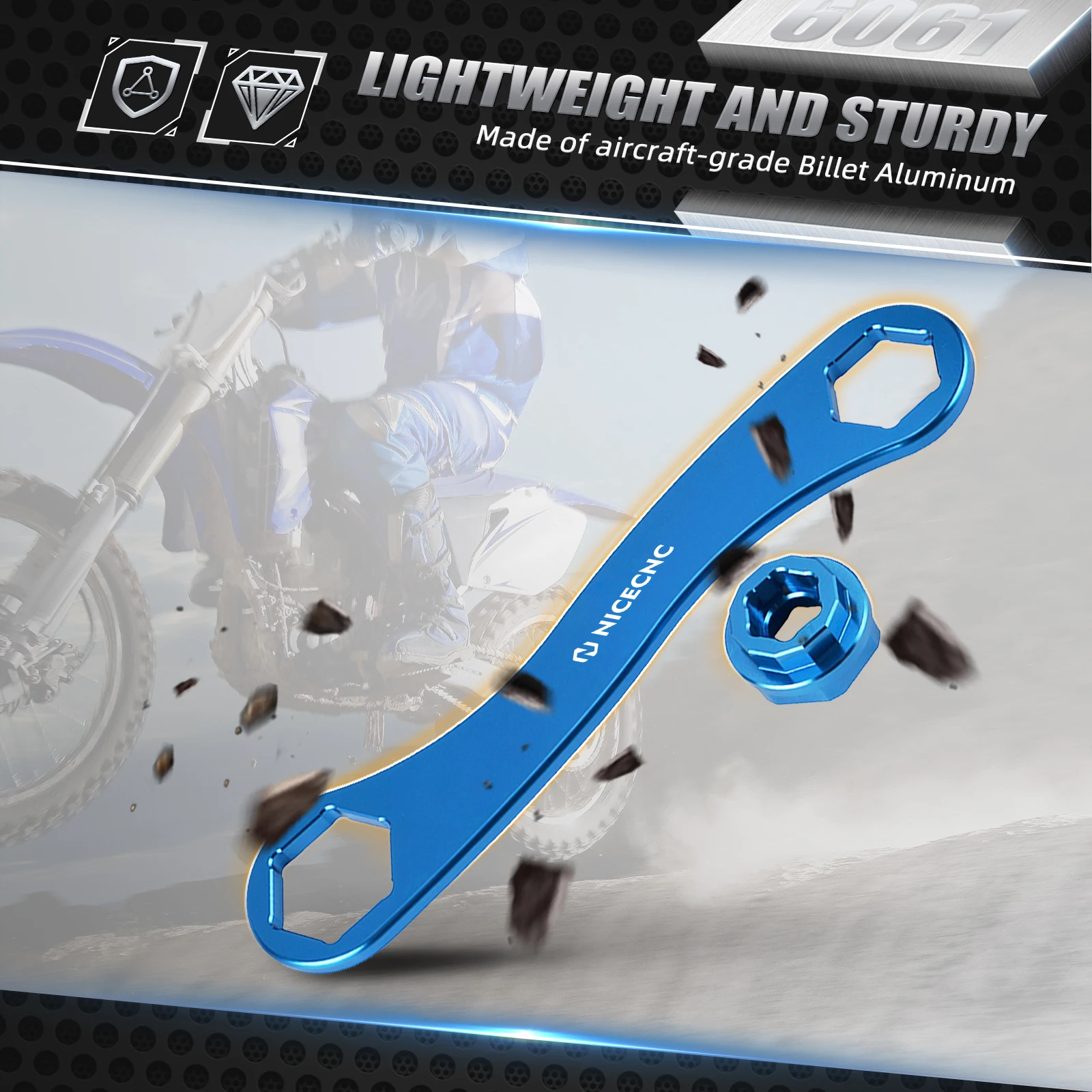 Для Yamaha YZ125 YZ250 YZ250F WRF 250 450 1998-2024 YZ450F YZ 125X 250X 250FX 450FX 22-27-30 мм гаечный ключ для снятия оси колеса