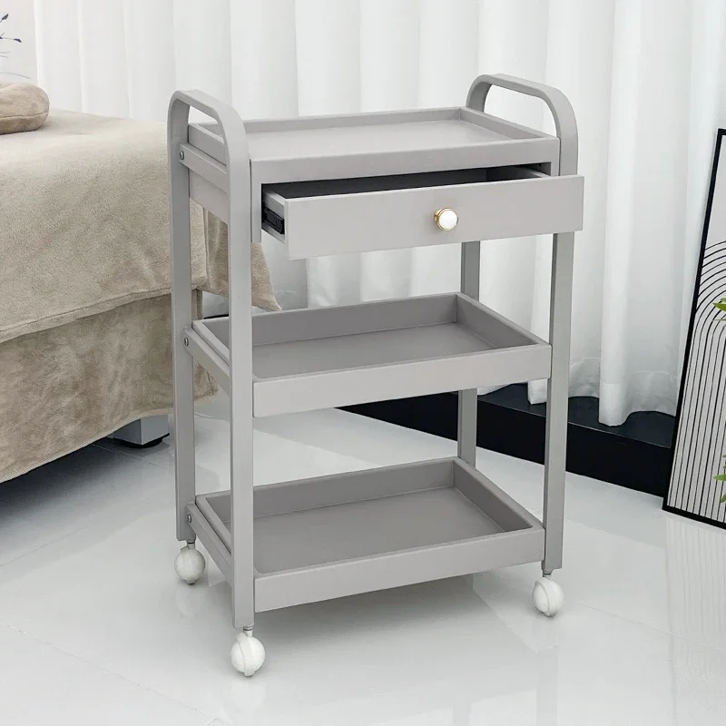 Prateleira para salão de beleza, carrinho rolante, armazenamento médico, spa, salão de beleza, carrinho utilitário, móveis para salão de beleza, multiuso, cinco