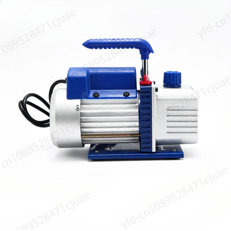 220V 1/4HP 2.5CFM Portable Rotary Vane Vacuum Pump Air Conditioning Maintenance Refrigerant Refrigeration Small Vacuum Pump