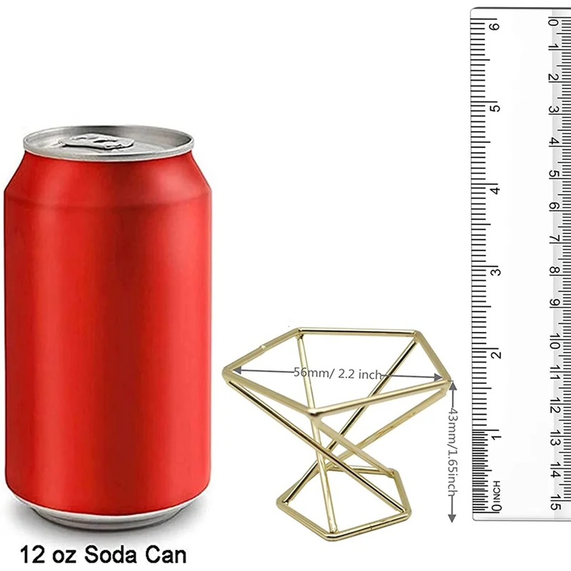 ABGR-9 قطعة حامل نبات الهواء الهندسي نباتات الرف النباتات المعدنية حامل رفوف الغراس ديكور Himmeli حاويات Tillandsia