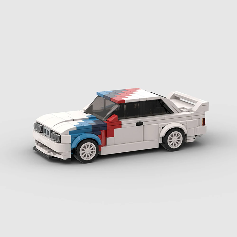 

MOC Технический 455 шт. гоночный спортивный автомобиль, скорость автомобиля, чемпион-гонщик, строительные блоки, кирпич, креативные гаражные игрушки для мальчиков