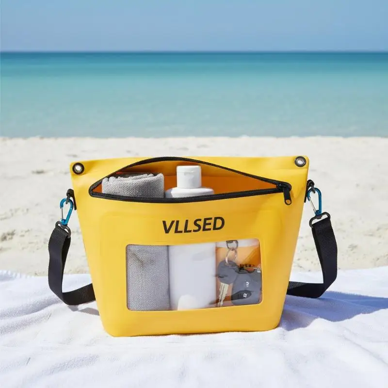 SUSU 1PC Dry Bag Touch Screen Waterproof Bags Shoulder Pack Mobile Phone Bags Drifting Rafting Surfing Outdoor Sports Bags