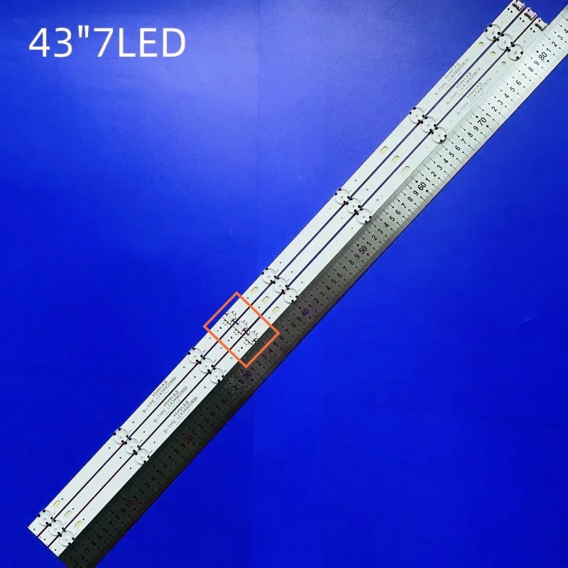 

LED Strip 7LED for TV 43LJ550T 43UJ6300 43UK6300PUE 43UK6090PUA 43UM6910PUA LC43490087A LC43490088A LC43490077A LC43490078A