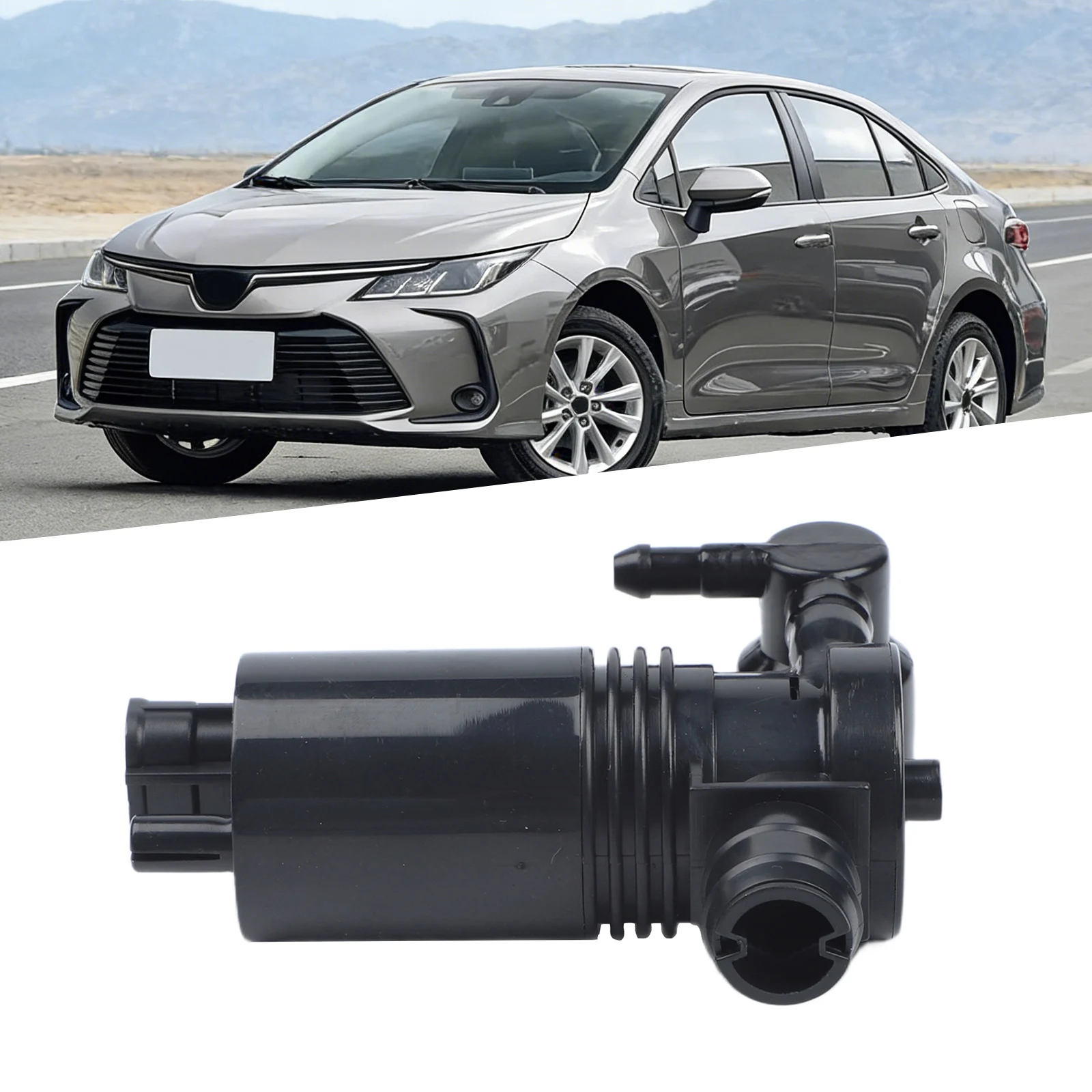 Windshield Washer Pump for Toyota For Corolla For Hybrid Mk12 2019 2024 Plastic Material Part Number 8533002070