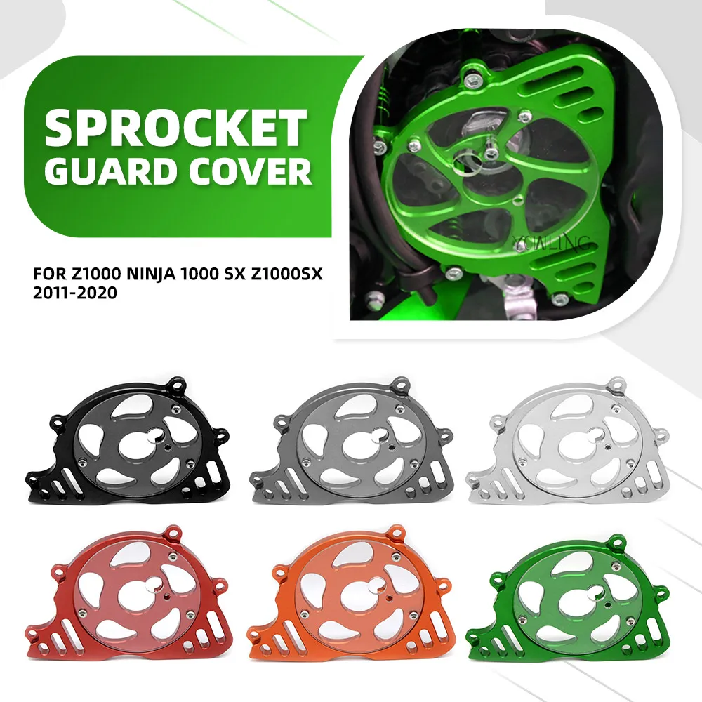 

Z1000SX Front Sprocket Cover Chain Protector Guard For Kawasaki Z1000 Ninja 1000 SX 2011-2020 2019 2018 Sensor Protection Cover