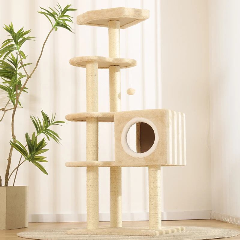 Cat Climbing Frame Nest One Sisal Small Toy Cat Scratching Frame Supplies Scratching Board Cat Tree House