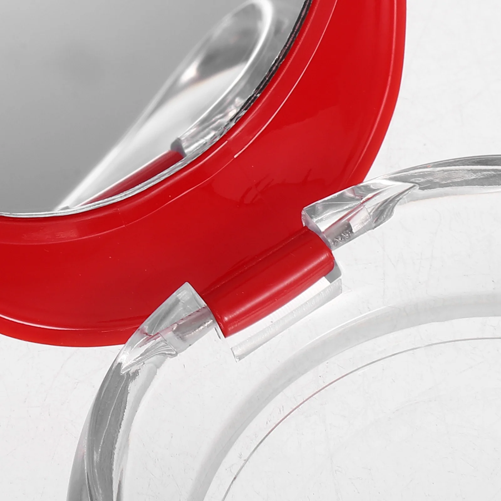 3 قطع من صندوق تخزين المرآة متضمنة حقيبة مكياج صغيرة لمس التشغيل وحامل الرموش وبودرة أحمر الخدود والسفر #5