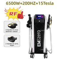 EMSZWEO Neo 15 Tesla 6500W High Power 200HZ EMS RF Hi-emt Body Sculpt Muscle Stimulate Slimming Machine