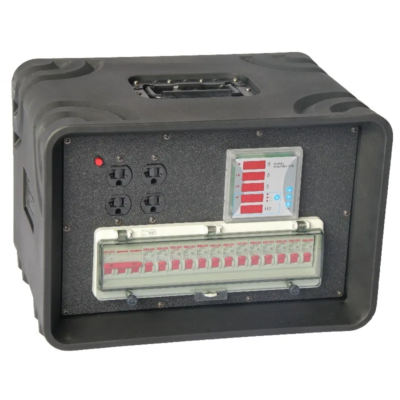 400A Electric Equipment US Type Socket to Socapex 19pin Power Distro Box Power Supply for Stage Disco Lighting