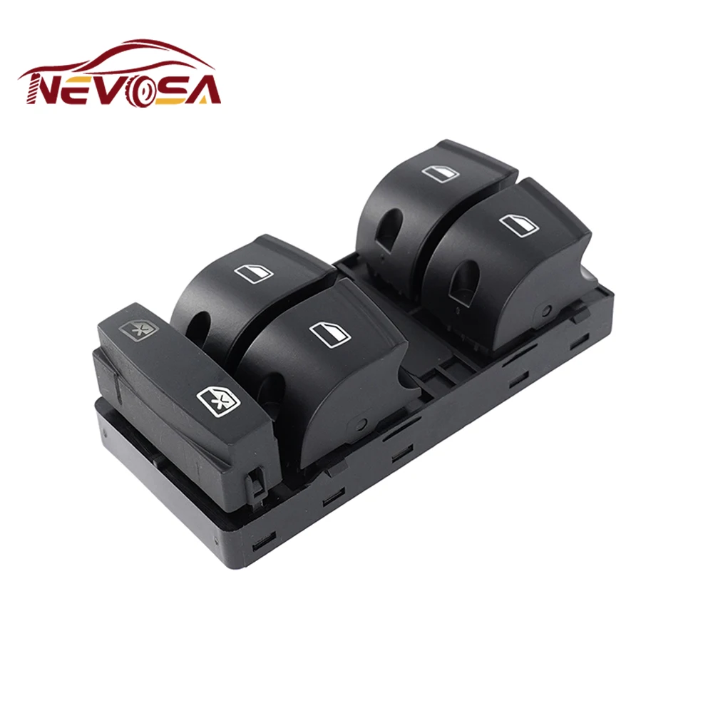 NEVOSA 4F0959851 Power Window Master Driver Side Control Switch Regulator Button For Audi A6 Quattro A3 Q7 2004-2011 Car Parts