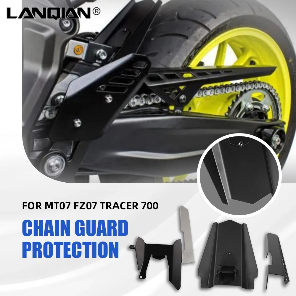 

FOR YAMAHA XSR 700 XTribute FZ-07 MT-07 Tracer 7 GT Motorcycle Chain Guide Guard Protection CNC Plate Guard Cover chain guard