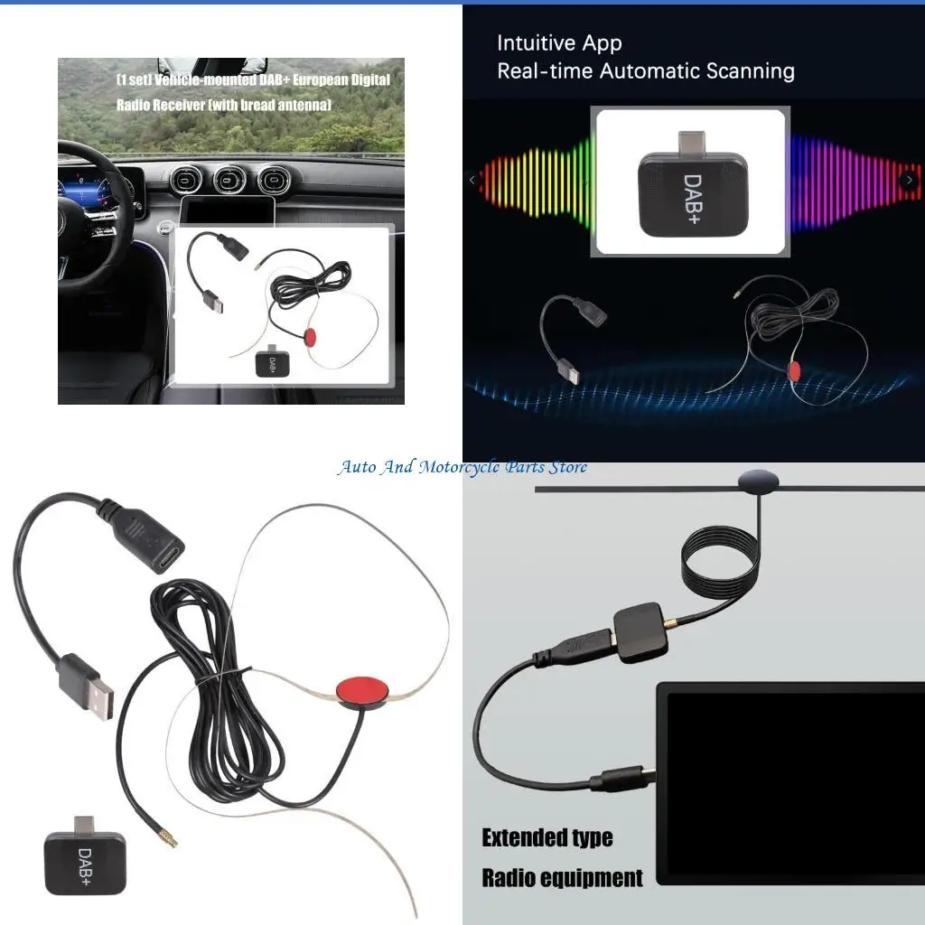 P9FD European Digital Radio Receiver Featuring Enhanced DAB+ Compatibility Strong ABS Construction Upgrades for Vehicles
