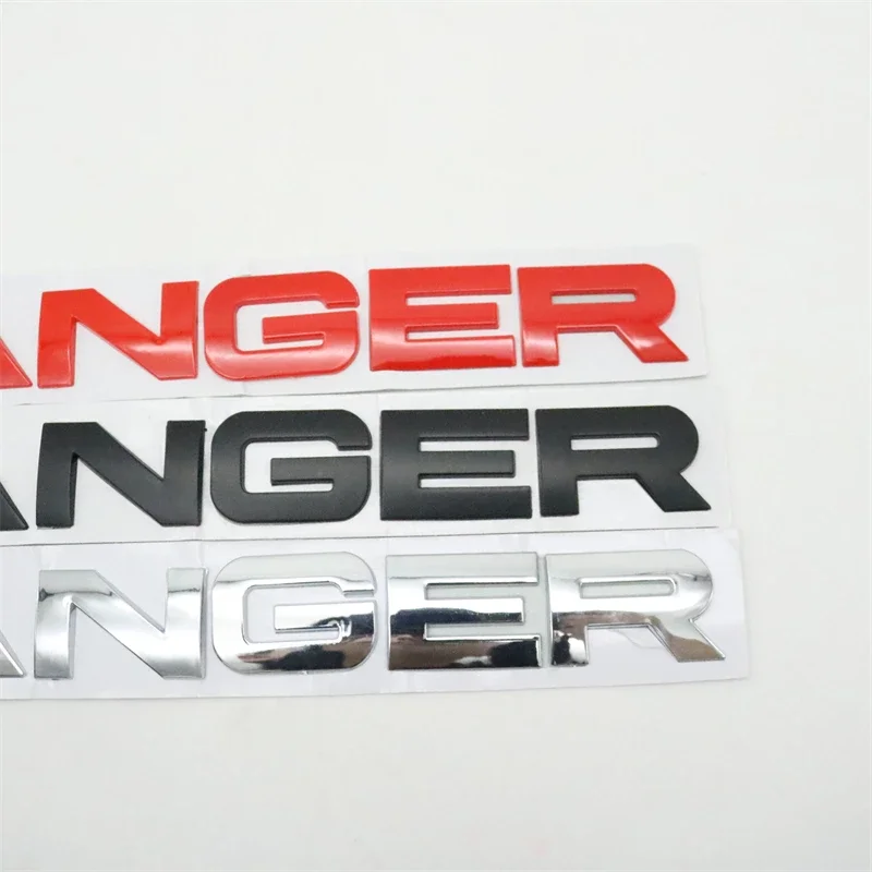 Rear Trunk Styling Sticker Letter Logo Emblem Tail Nameplate Decal For Ranger PX MK2 MC