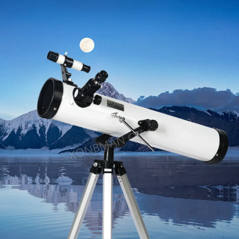 F70076 Monocular 875X Professional Astronomical Telescope 114MM Large Aperture Stargazing Bird Watching and Lunar Observation