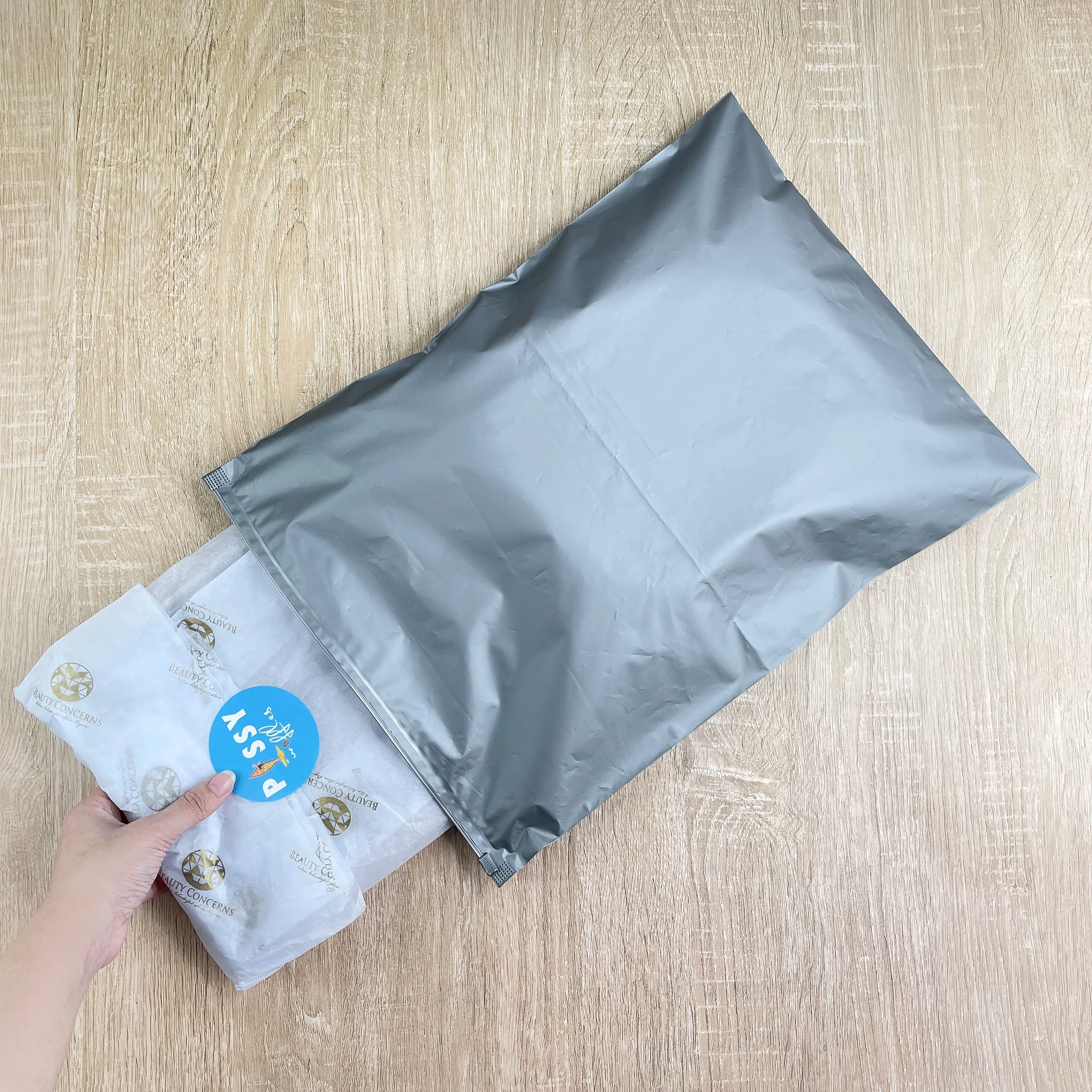 Matte Black Frosted Zipper Bag, Custom Plastic Shipping T shirt Ziplock, Clothing Packaging Bags, Garment Bag, 100Pcs