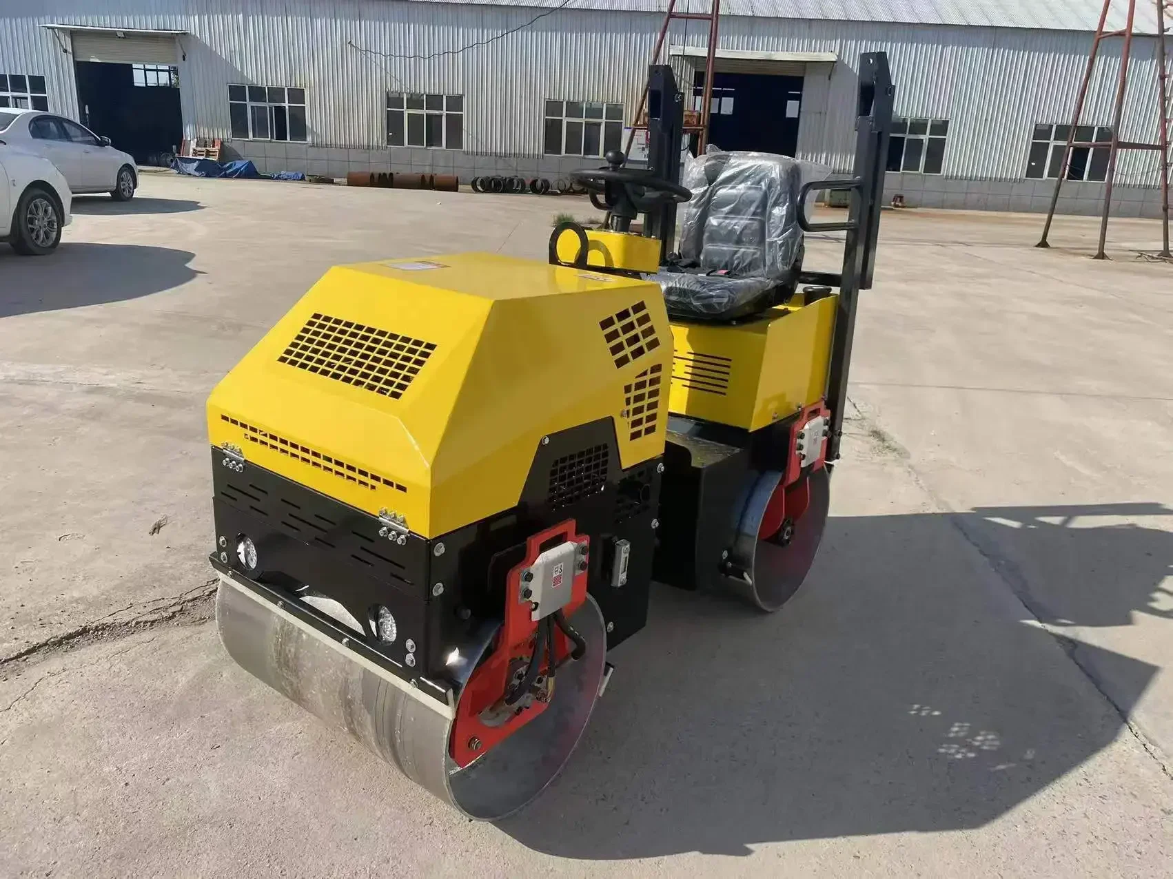 أداء ممتاز 10 طن أسطوانة الطريق الاهتزازية موثوقة ذاتية الدفع لربط الأسفلت والتربة #6