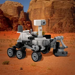 MOC Mars Explore Curiosity Rover Car Building Blocks Model Extraterrestrial Exploration Vehicle Assemble Bricks Kit Children Toy