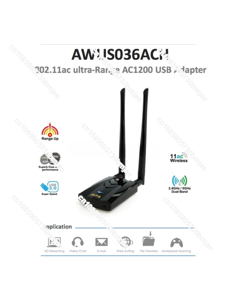 AWUS036ACH RTL8812AU Network Card BT5 Kali Linux MAC