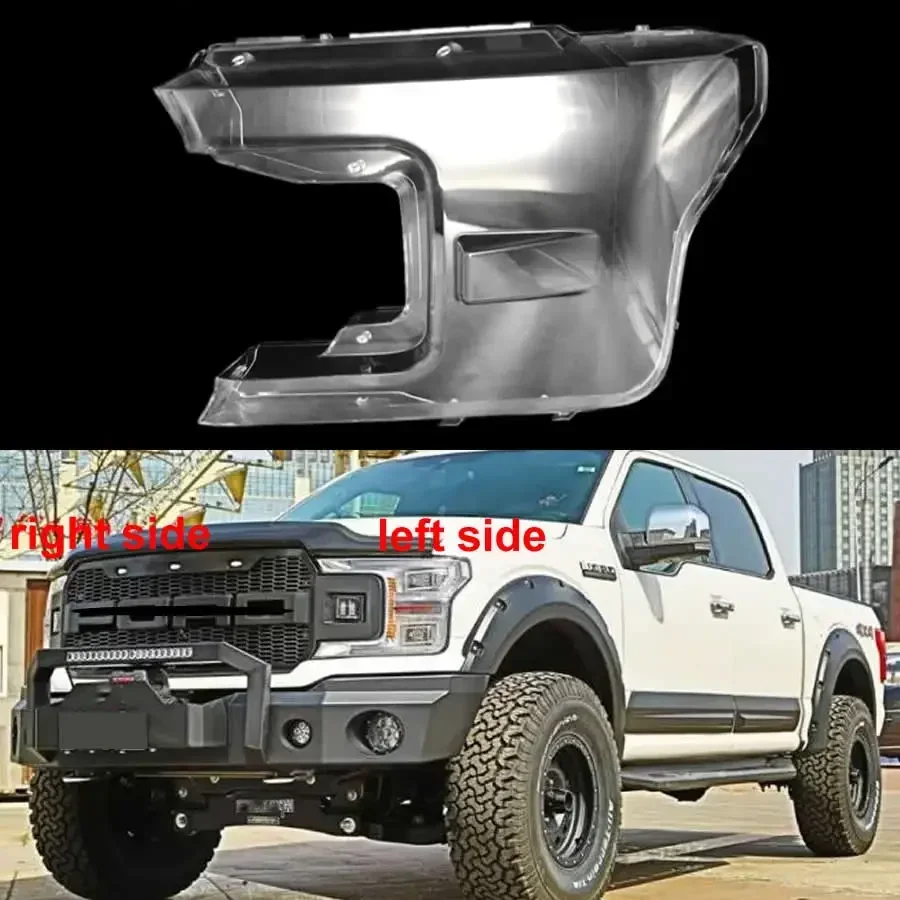 

For Ford Raptor F-150 2019 2020 Front Headlight Cover Lampshade Lamps Headlamp Shell Lens Plexiglass Auto Replacement Parts