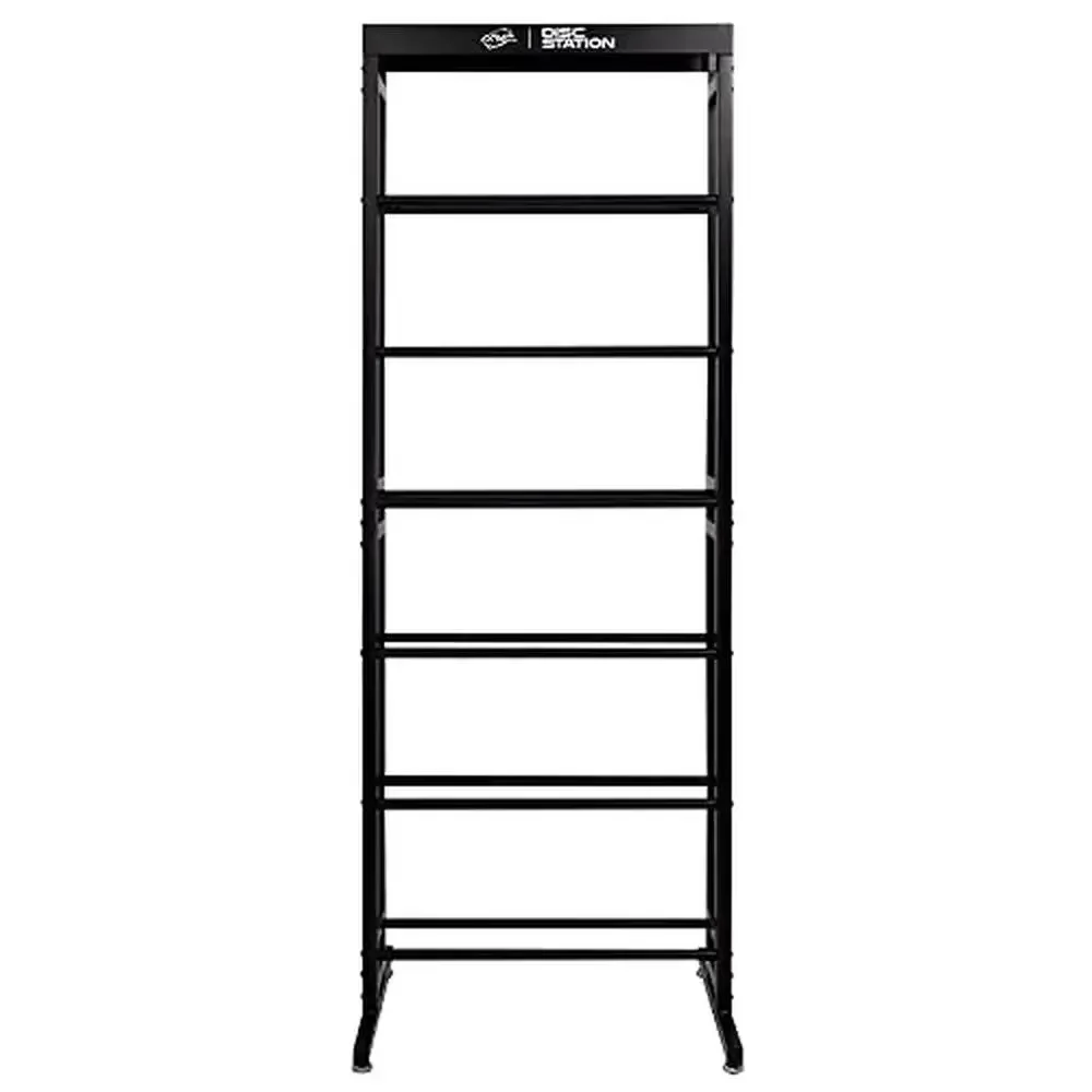 Disc Station Disc Storage Rack Organizer High-Quality All-Metal Construction 240  Discs Space-Saving 24”x18”x66” Design Perfect