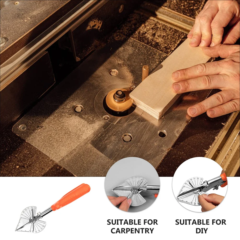 

Multi-Functional Trunking Miter Shear U-Shaped Angle Cutter Adjustable Cutting Tool for Wood Plastic Trunking Carpentry Use