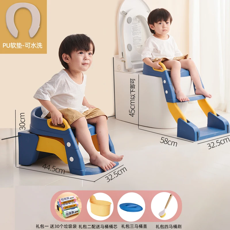 home Upgraded Portable Toilet Seat Children's Pot Foldable Potty Training Seat Step Stool Portable Potty Child Pot Bebe Toilett