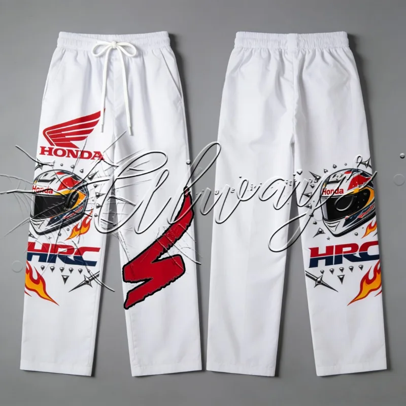 

2026 Summer New Honda Racing Team Motorcycle Enthusiasts Outdoor Cycling Pants Men's Sports Fitness Speed Drying Sunscreen Pants