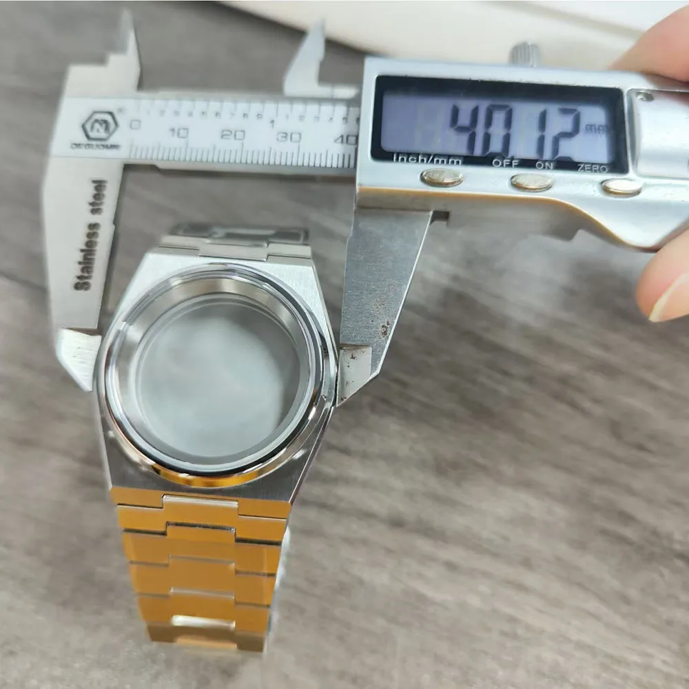 إكسسوارات ساعة NH35 حافظة من الفولاذ المقاوم للصدأ مقاس 37 مم مع إكسسوارات ساعة رجالية بحركة ميكانيكية أوتوماتيكية NH35/35A