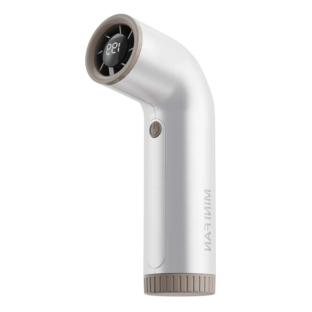 199 Speed Fan Digital Display Fan Camping Traveling Abs Material Compact Size Customizable Airflow Lightweight Design