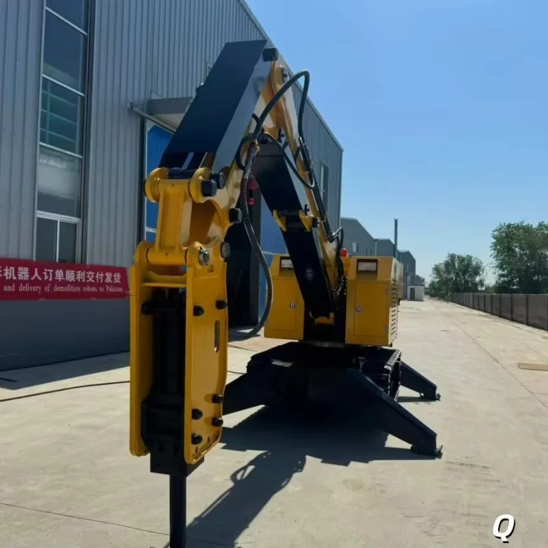 Urban Renewal Demolition And Reconstruction Of Old Residential Areas Demolition Engineering Robots