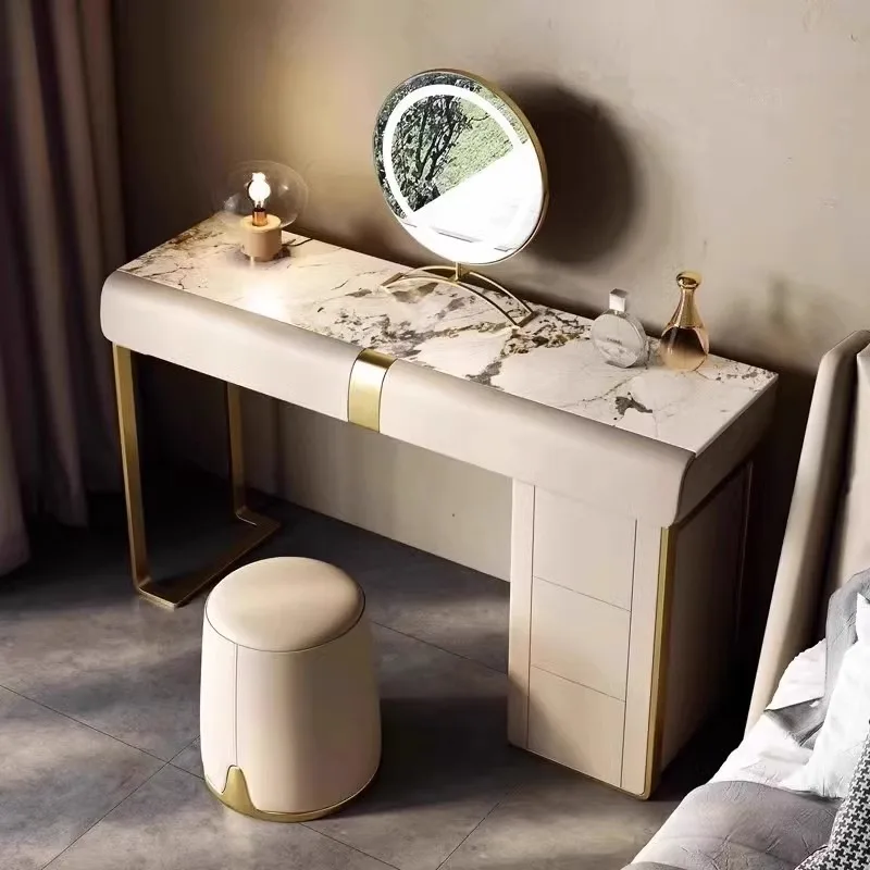 Luxury Makeup Vanity Dressing Table Toiletries Dresser Dressers For Bedroom Desk Storage Locker Drawers Cabinet Home Furniture
