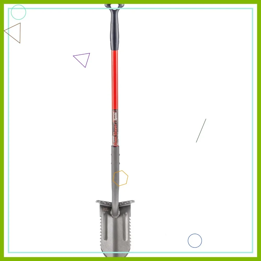 

Профессиональная лопата для обнаружения металла с острым лезвием, большой ножной платформой и ремнем для охотников за сокровищами