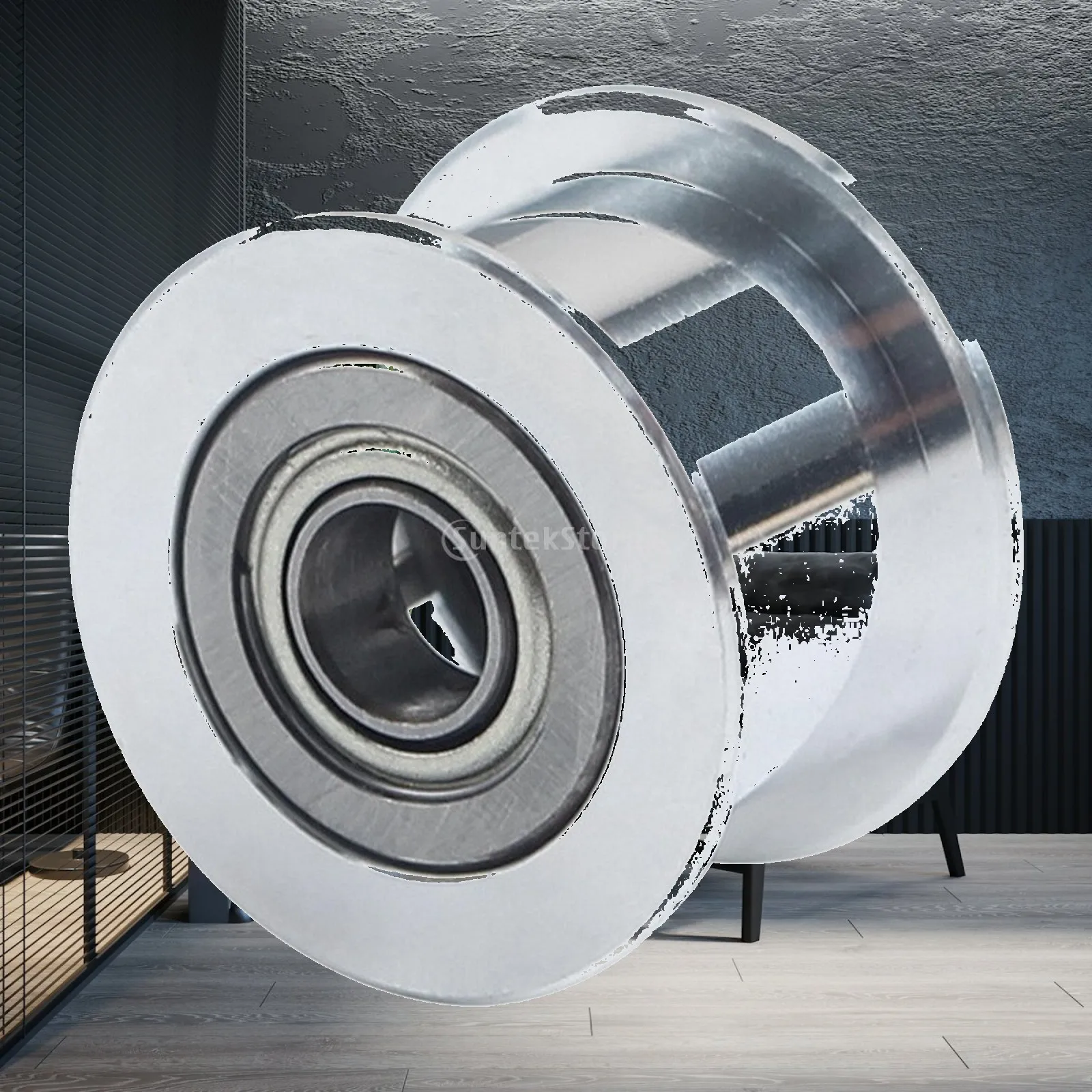 High Performance 3D Printer Idler Wheel for P2S Metal Smooth Pulley with Central Bearing Wear Resistant Part