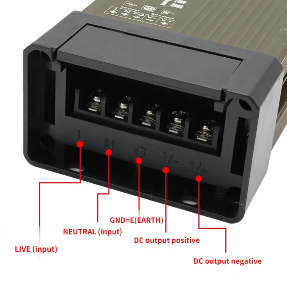 Switching Power Supply 5 12 24 V Volt 220V AC TO DC 12V Transformer 100W 200W 300W 400W 500W 600W Outdoor Rainproof Power Supply