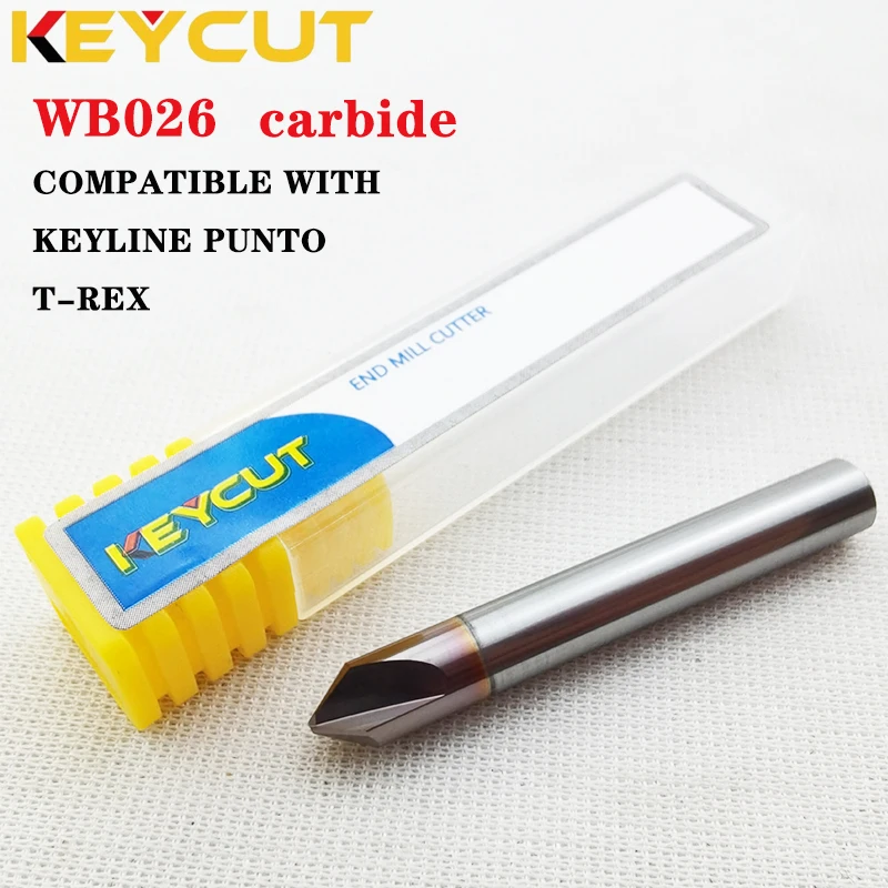 KEYLINE Milling Cutter HB026 Carbide D6 82° P-0.8 and Punto Tracer B026 for KESO 3000 - 8000 Aftermarket Locksmith Tools