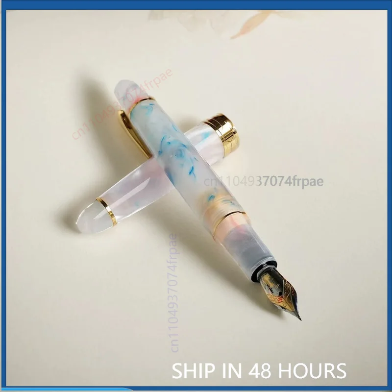 pluma-estilografica-kgelu-356-torpedo-con-punta-ef-m-7-colores-pluma-bonita-para-chicas-escritura-suave-regalo-de-graduacion